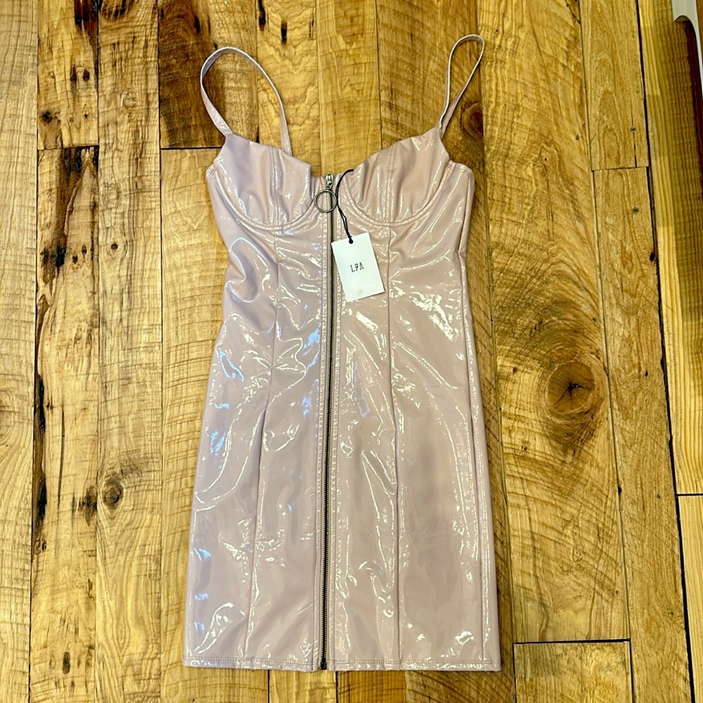 LPAthelabel blush pink dress small